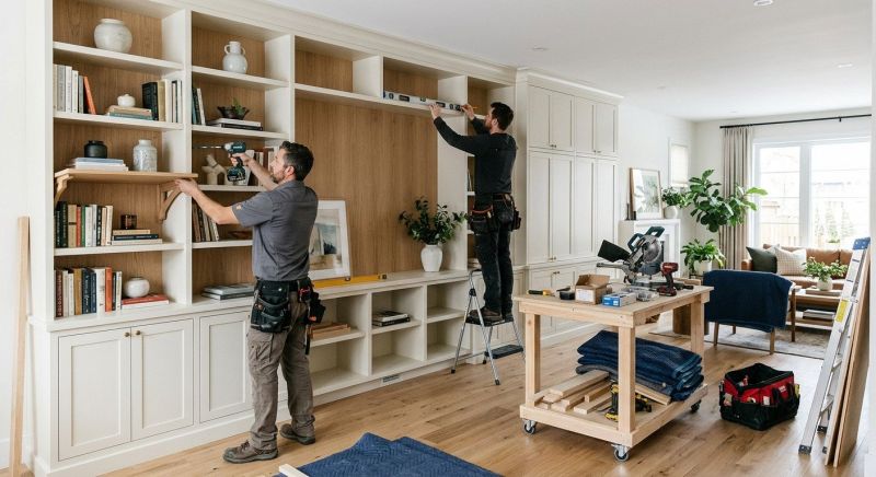 Built In Storage Installation in Charlotte, NC