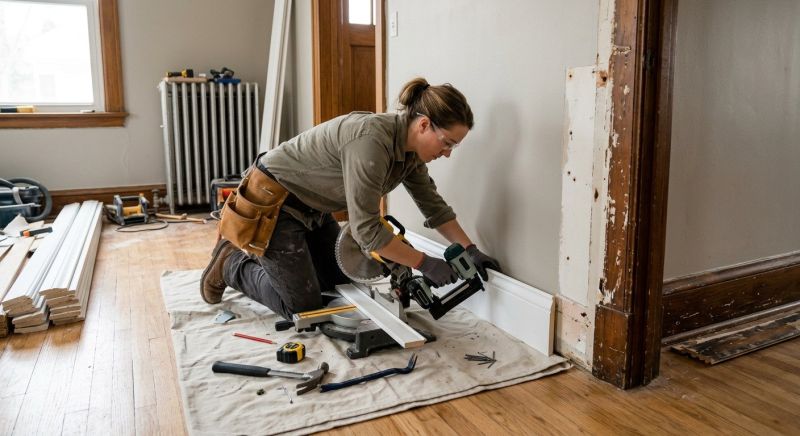 Floor Trim Installation in Kansas City, KS