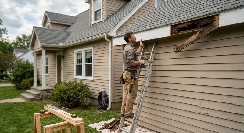 Garage Fascia Repair in Overland Park, KS