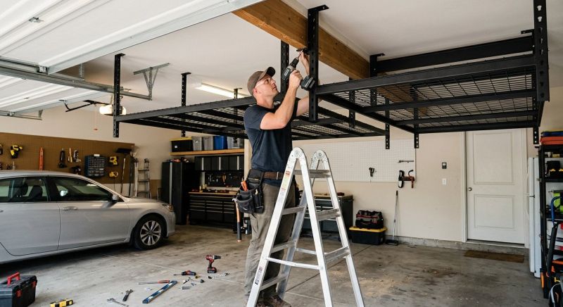 Garage Tool Rack Installation in Raleigh, NC